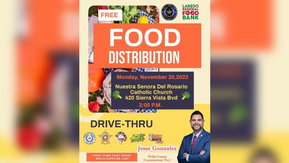 Laredo Regional Food Bank to hold food distribution event