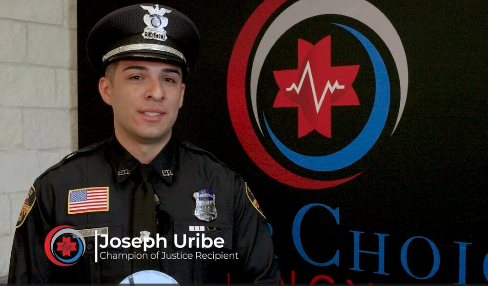 Laredo Police Officer Joseph Uribe Recognized as Champion of Justice - Vimarsana News